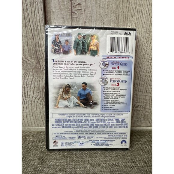 Forrest Gump DVD Special Collectors Edition Tom Hanks 2 Disc Set - Picture 2 of 2